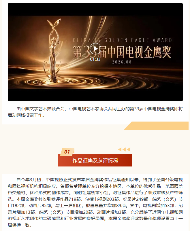金鹰奖明天开启投票 金鹰奖明天开启投票，你提名谁？ 