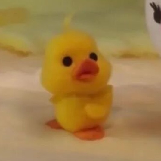 小鸭早上没睡醒的时候鸭嘴怎么这么明显🥺 