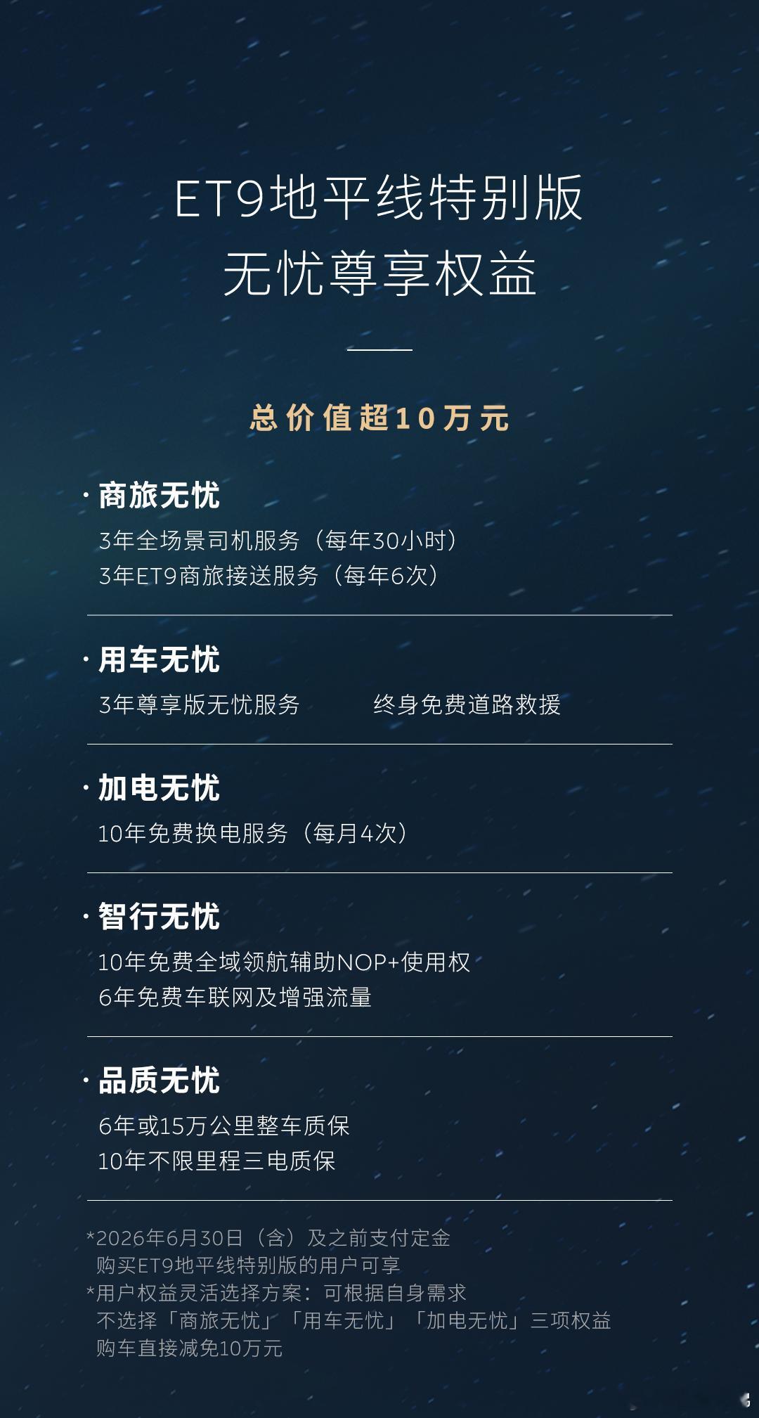 ET9地平线特别版全新主题，极境逐光，定格非凡境界。ET9地平线又来新主题了电动