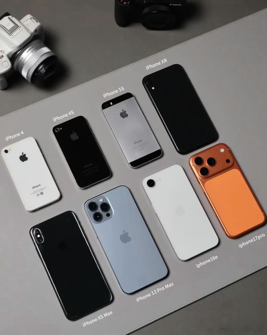 整理了一下家里现有的iPhone，这里面有你的白月光吗❓ 
