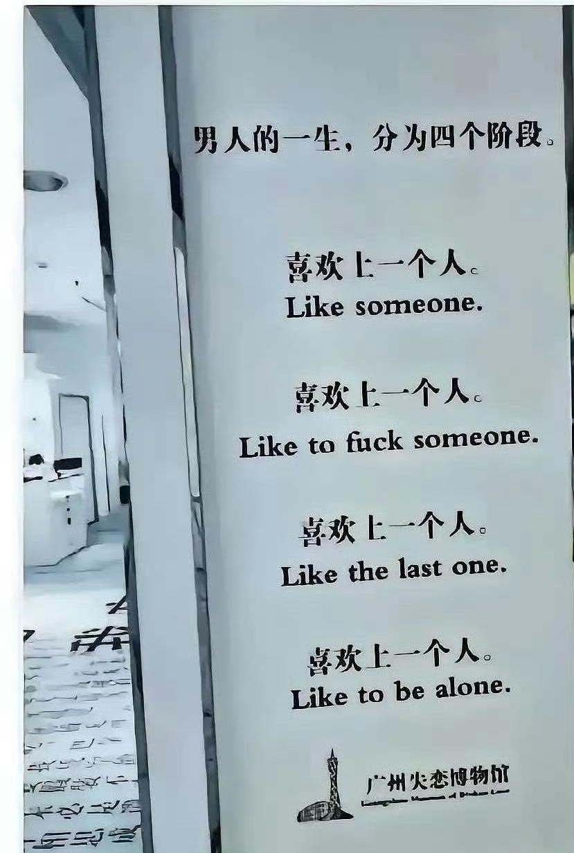 这段描述确实生动又幽默，用词精准地捕捉了不同年龄段男性情感变化的微妙之处，让人会