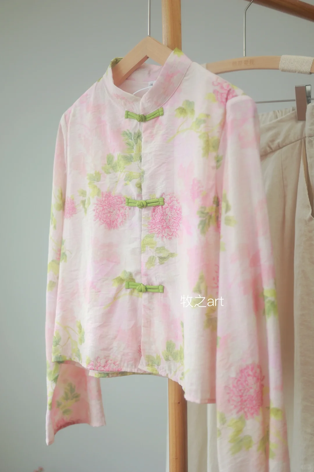 新中式上衣｜花朵盛开芬芳满枝 清冷又温柔