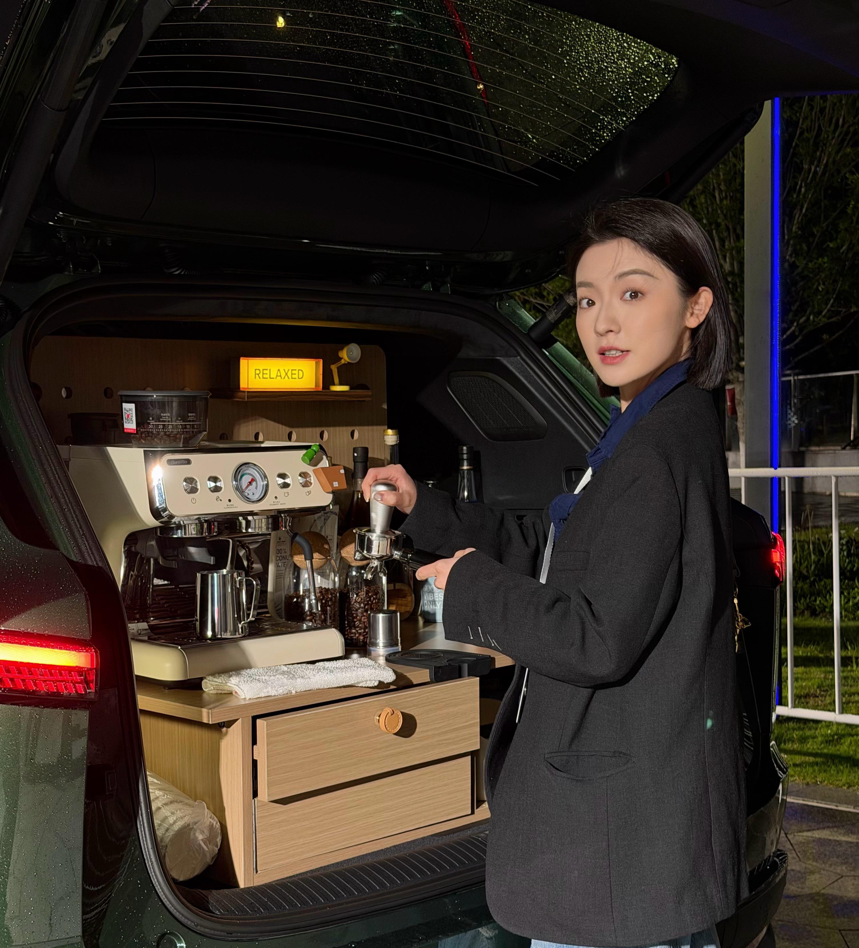 看我的手法 猜猜我到底会不会做咖啡乐道L80座舱布局太灵活啦～前后舱都会玩乐道L