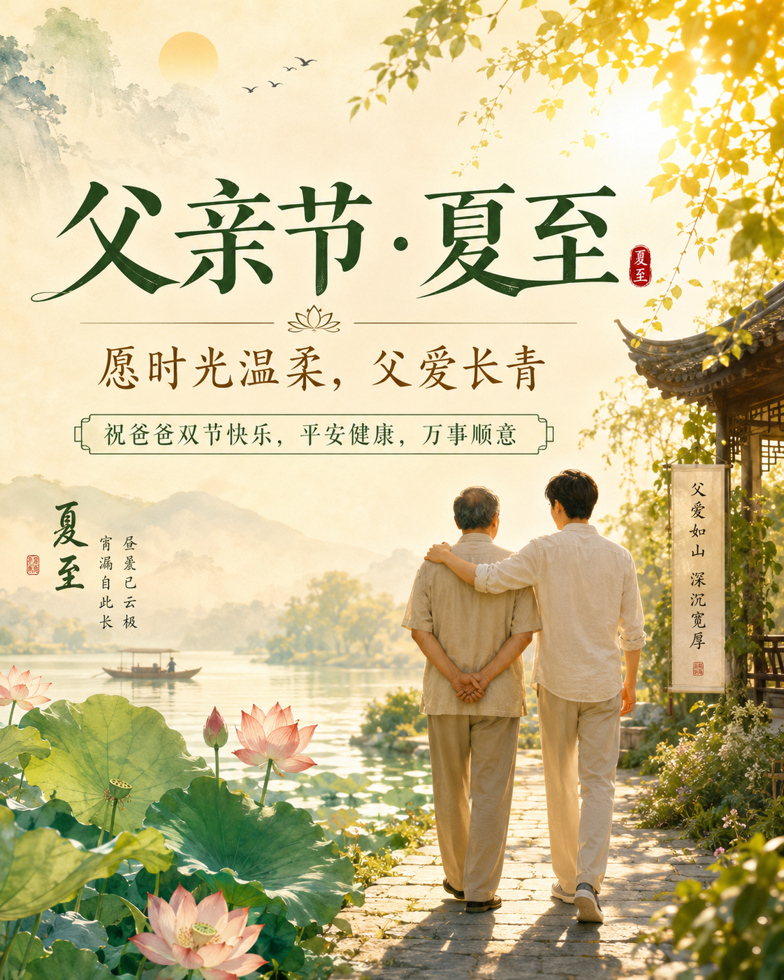 今天既是父亲节，也是夏至。父亲，可能是我们人生里第一位天使投资人。在我们还没有成