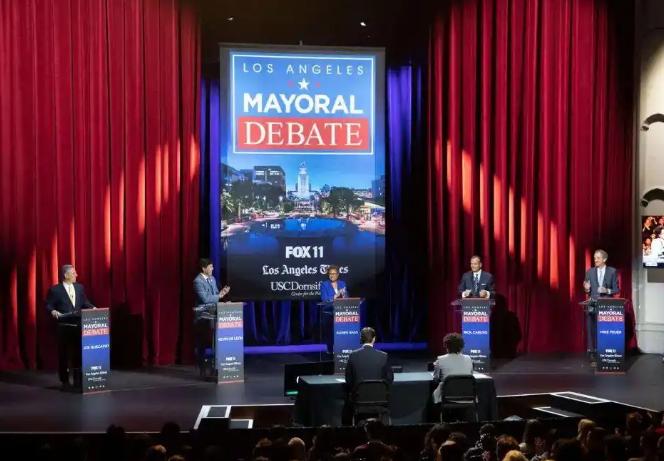 真人秀明星逼宫洛杉矶市长！40%选民摇摆，城市乱象彻底藏不住了。

前真人秀明星