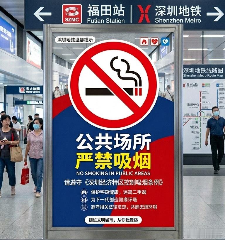 深圳规定公共场所吸烟最高罚500元深圳新修订的《深圳经济特区控制吸烟条例》将高铁