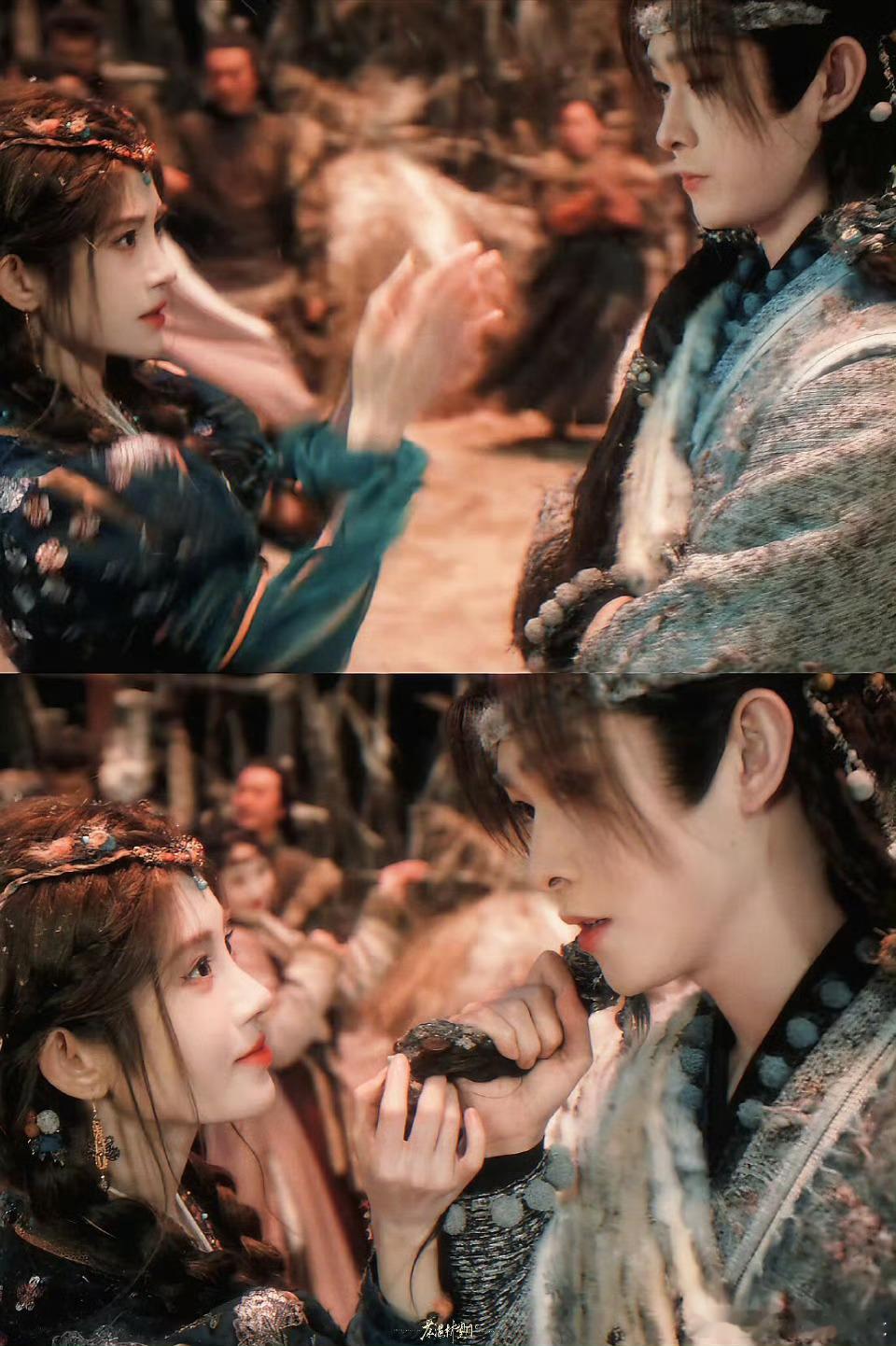 田嘉瑞23集提到鞠婧祎就开始落泪田嘉瑞鞠婧祎雨中拥抱一眼万年的宿命感，田嘉瑞提及