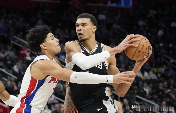 马刺130-108击败活塞，#文班亚马获生涯首个三双#

NBA常规赛持续进行，