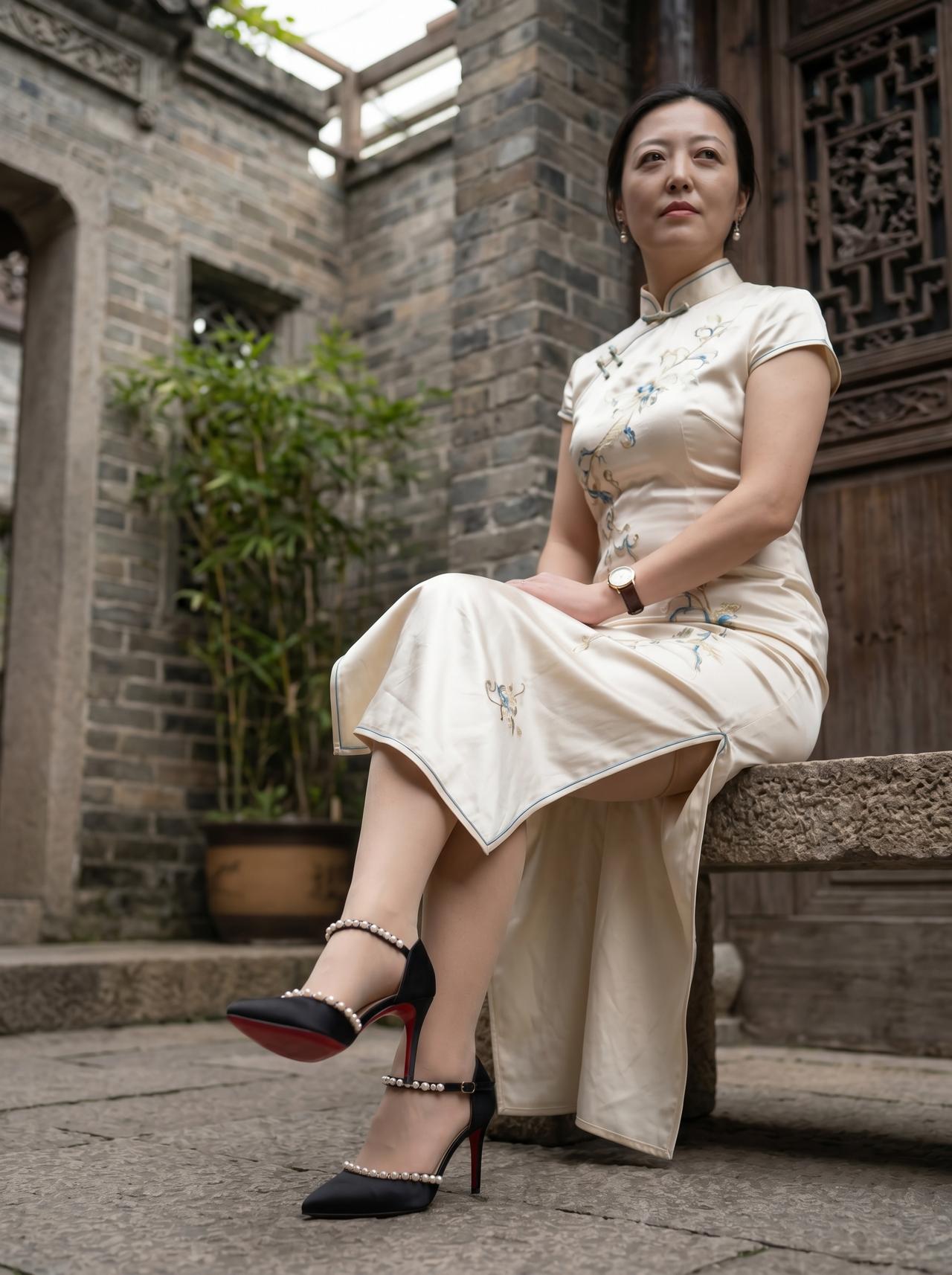 穿搭旗袍裙旗袍风气质穿搭 温婉旗袍穿搭