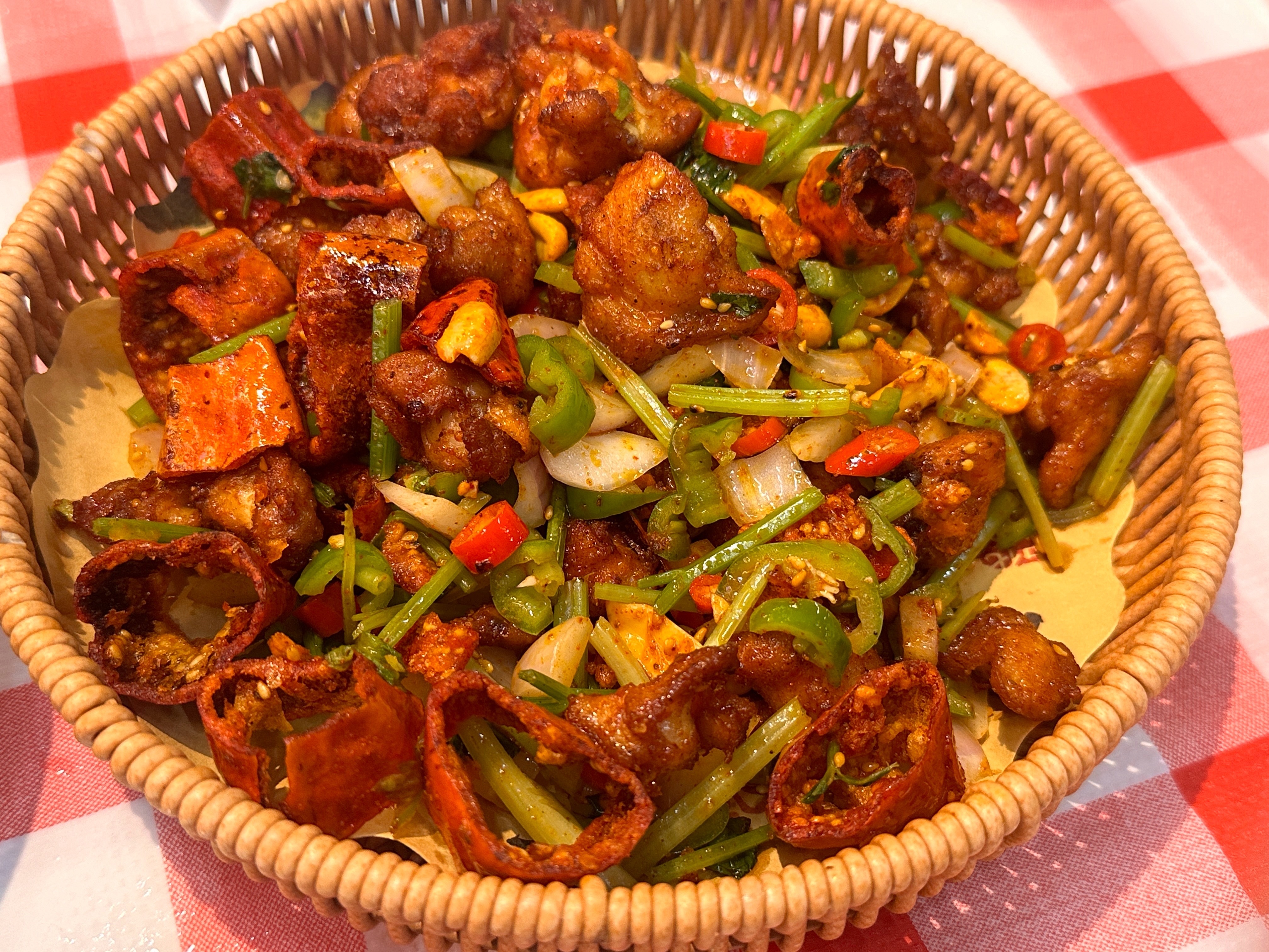 清理相册中。我爱食物。 