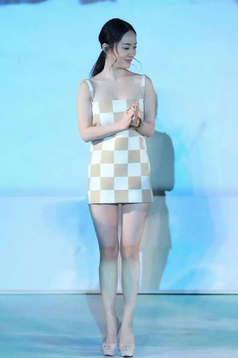 霍思燕的腿这么多年一直没变 