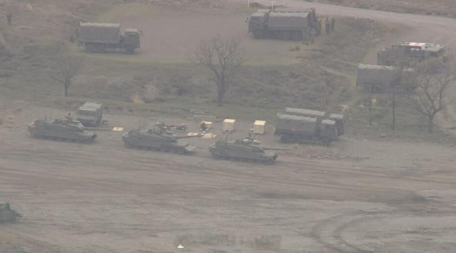 烽火问鼎计划每天认识一件兵器 日本陆上自卫队大分县菱台训练场发生坦克训练爆炸，炮