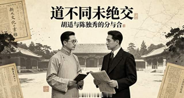 道不同未绝交：胡适与陈独秀，新文化旗手的爱恨纠葛