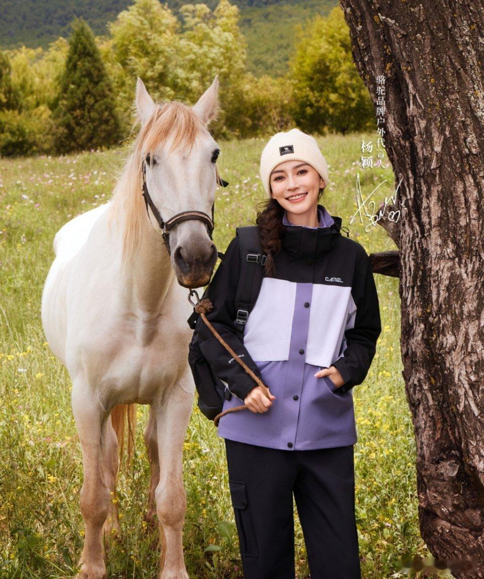 #angelababy# [心]#杨颖# 哇塞骆驼新物料，看不够多来点真的好有生
