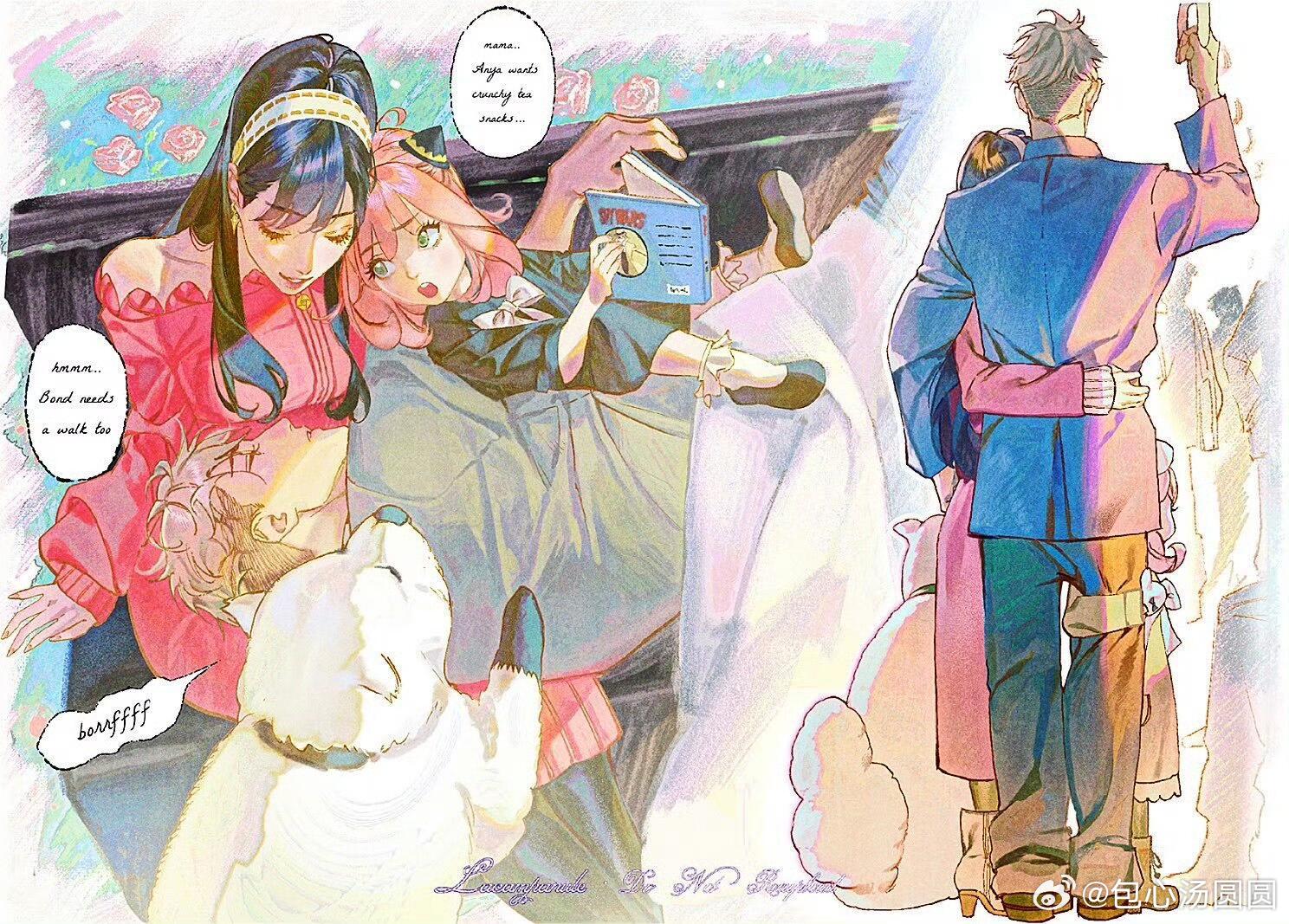 黄昏是全世界上最“富有”的人！画师:lacampanule ​​​间谍过家家 ​