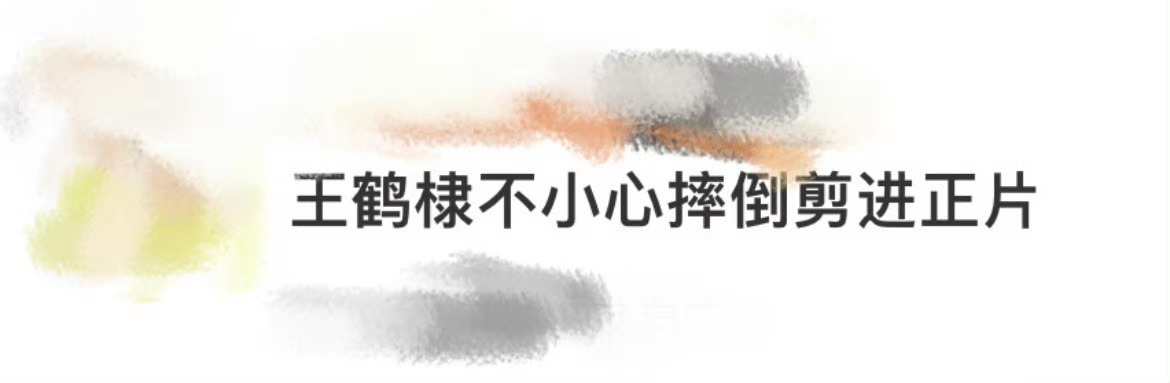 王鹤棣  王鹤棣不小心摔倒剪进正片 哈哈哈哈哈哈哈哈哈这一段也太搞笑了[doge