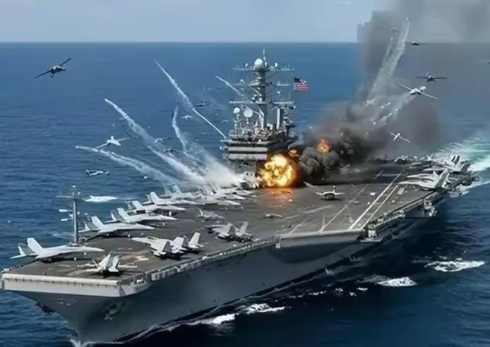 轰炸美军航母，伊朗革命卫队说干就干。今天早晨一大早就发现昨天晚上深夜，伊朗已经对