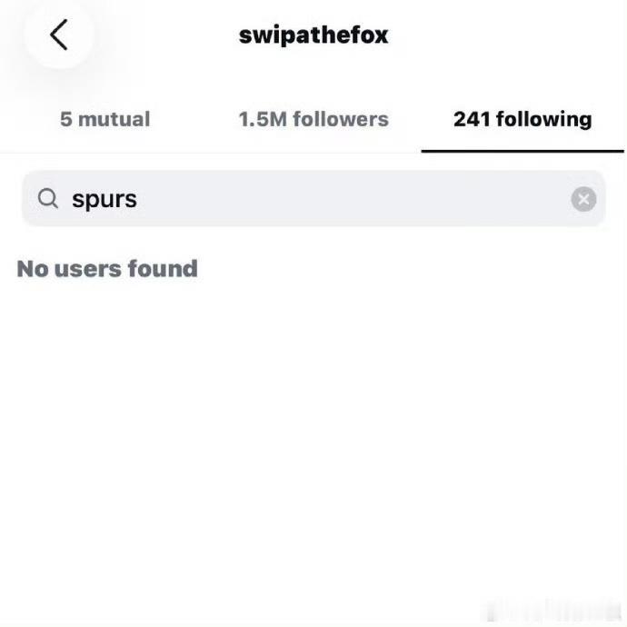 福克斯取关马刺NBA 福克斯的Instagram已经取消关注马刺队官方账号。 