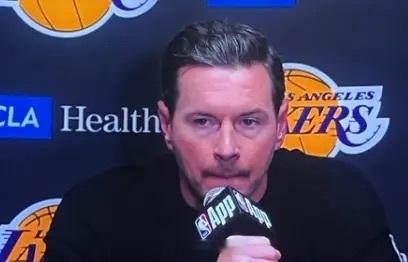 雷迪克：“布朗尼是我见过最沉稳、最平常心的21岁年轻人。”湖人vs骑士