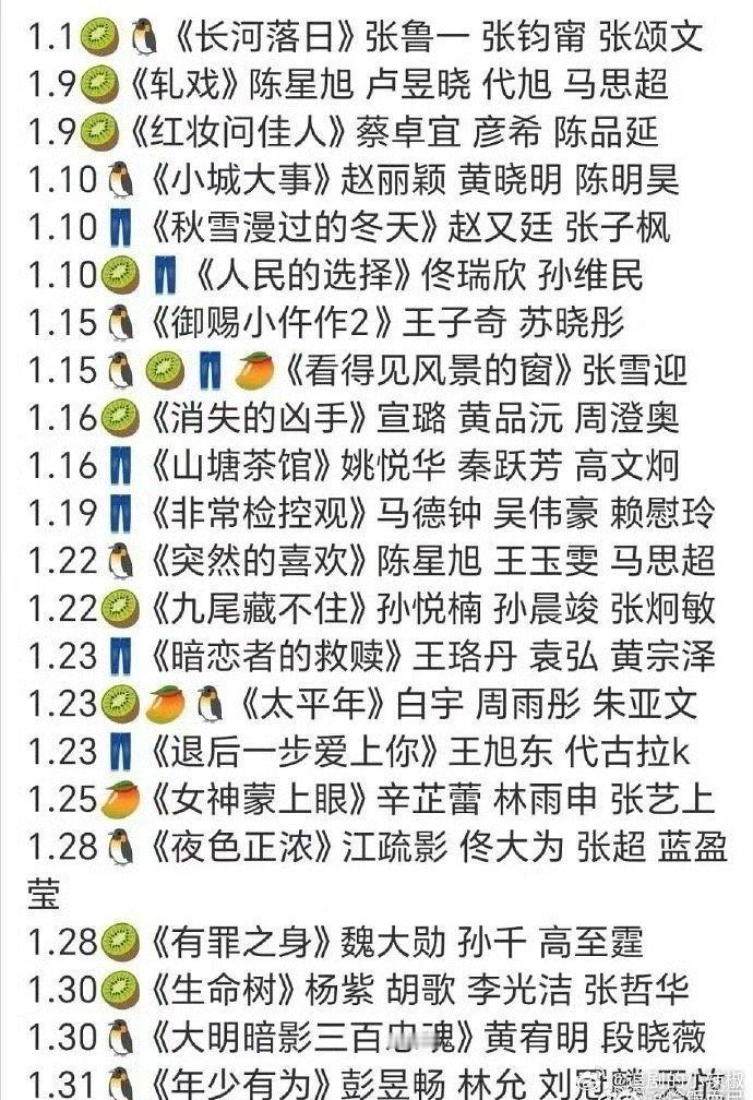 都没听过几部寒冬了 