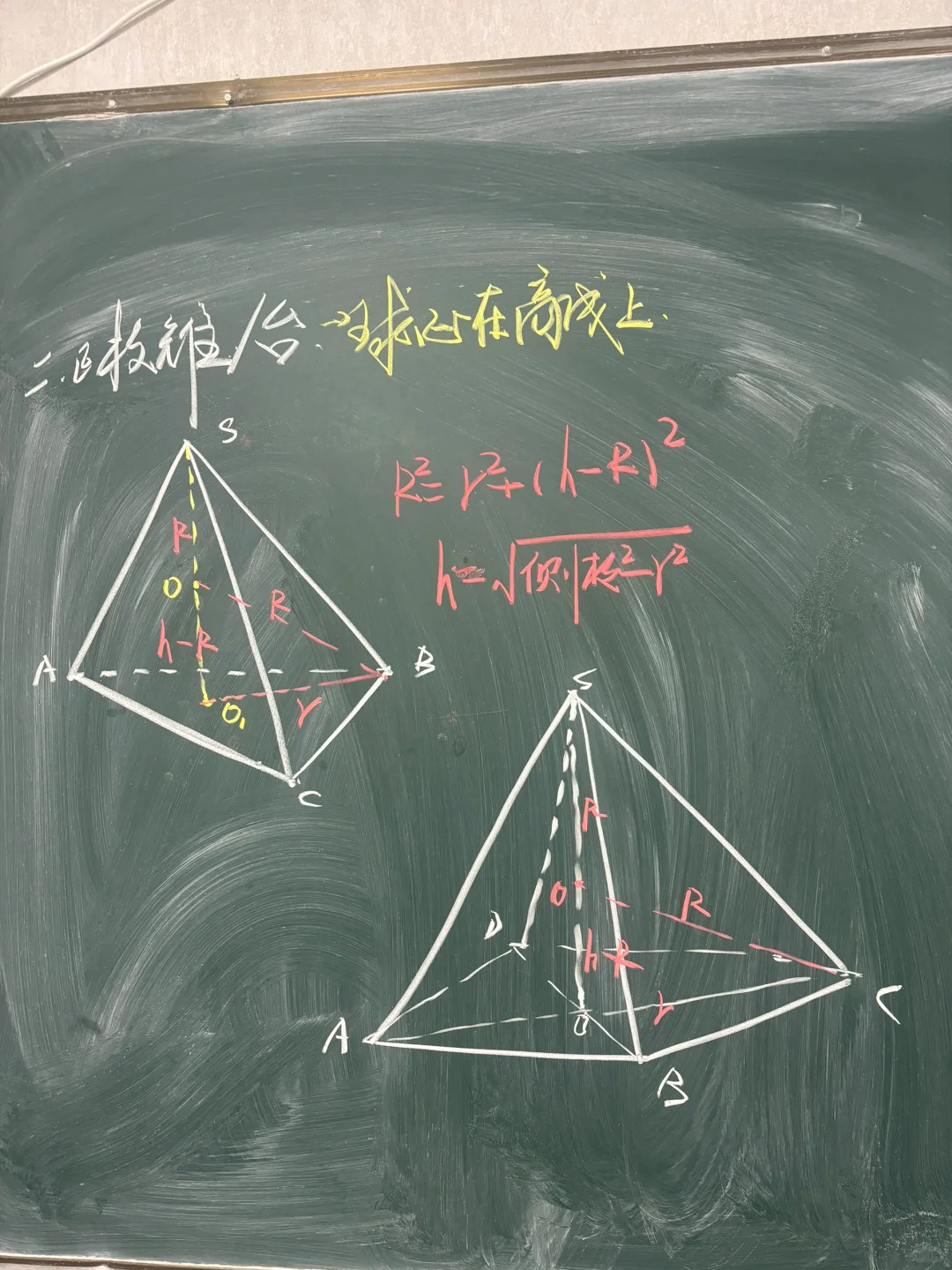 正棱锥外接球问题