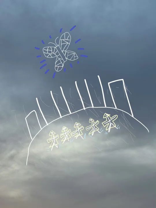 比其他人晚发一个小时原来是在自己画画！