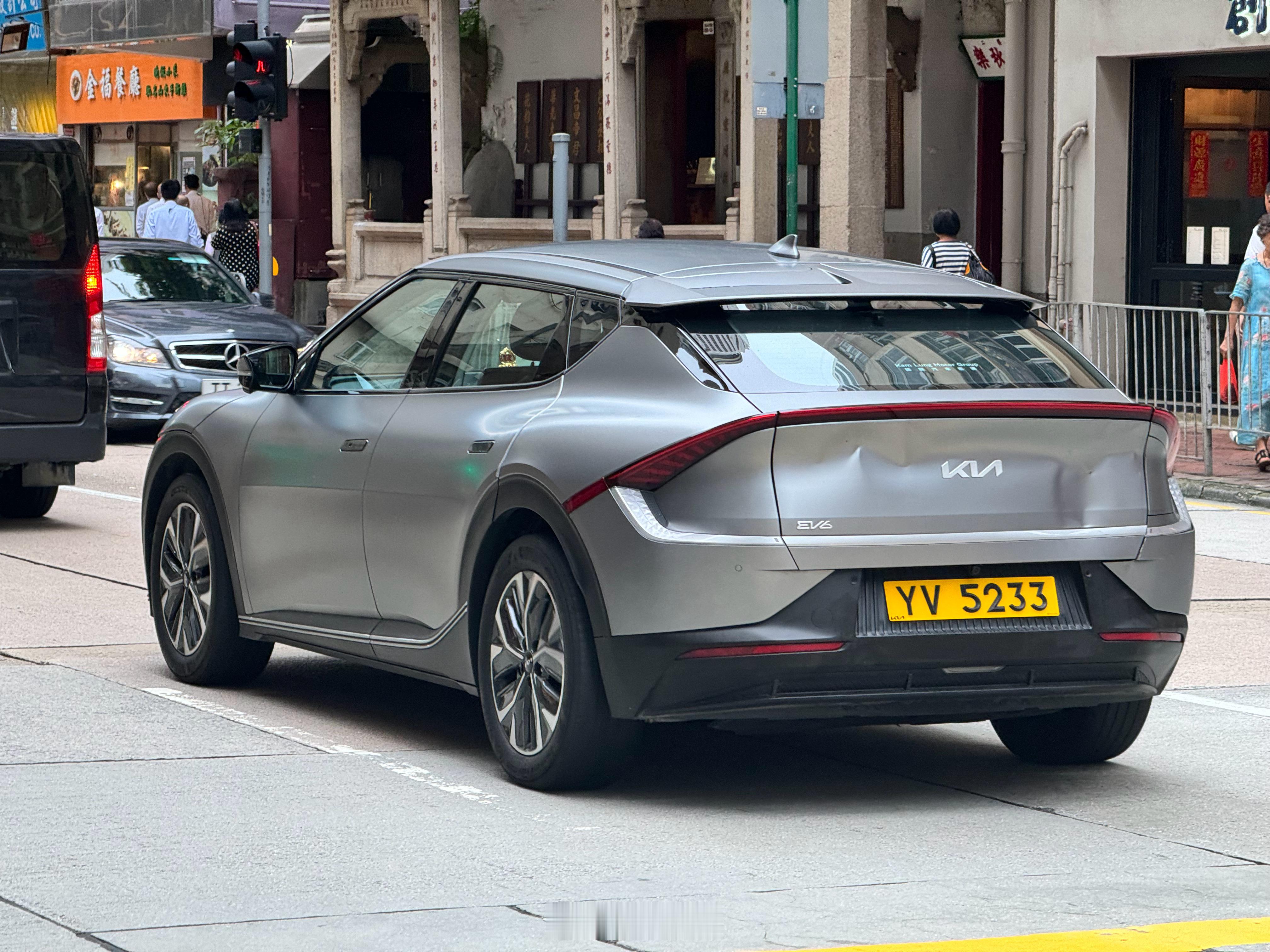 香港EV6能见度还是挺高的[笑而不语][笑而不语]就是没选大轮毂～#起亚ev6#