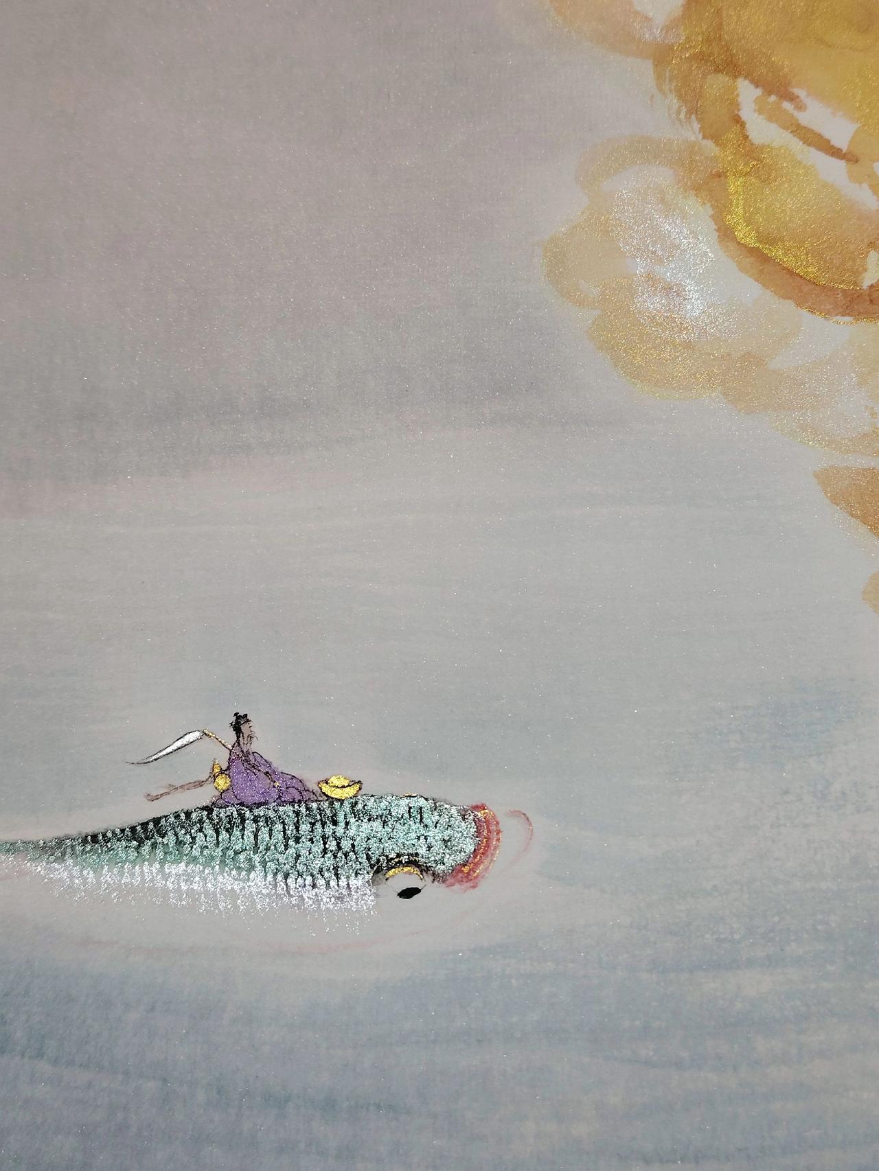 非子画鱼非子鱼富贵有余