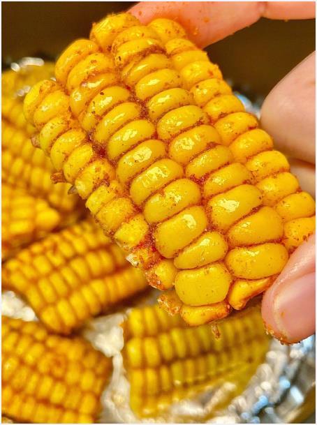 空气炸锅烤玉米🌽香喷喷！学会可以去摆摊了！我的宝藏食谱