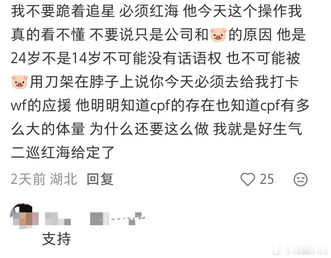 不跪着追星