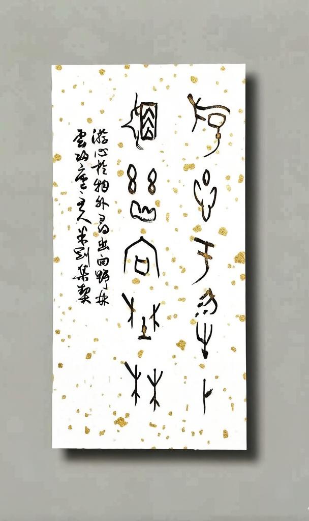 米刚甲骨文作品