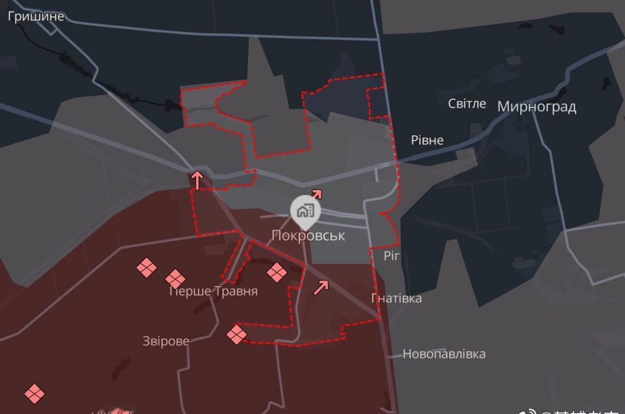 波克罗夫斯克市中心已被乌克兰武装部队控制：乌军清理了市中心，敌军未能巩固阵地，—