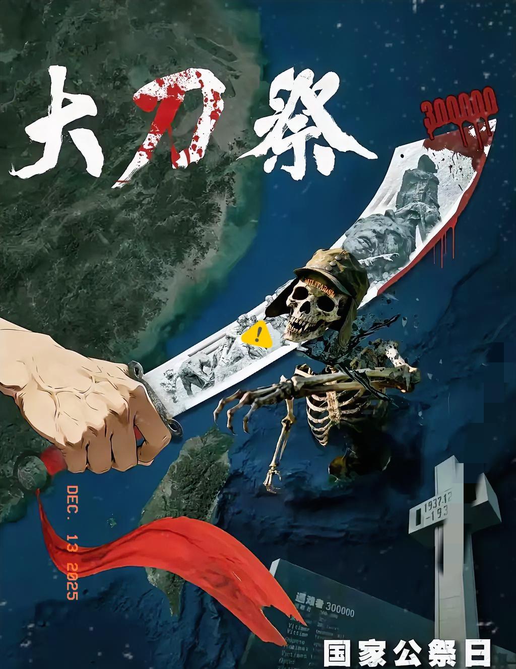 88年了！东部战区《大刀·祭》出鞘：这把刀，永远为30万冤魂而鸣！
 
1937