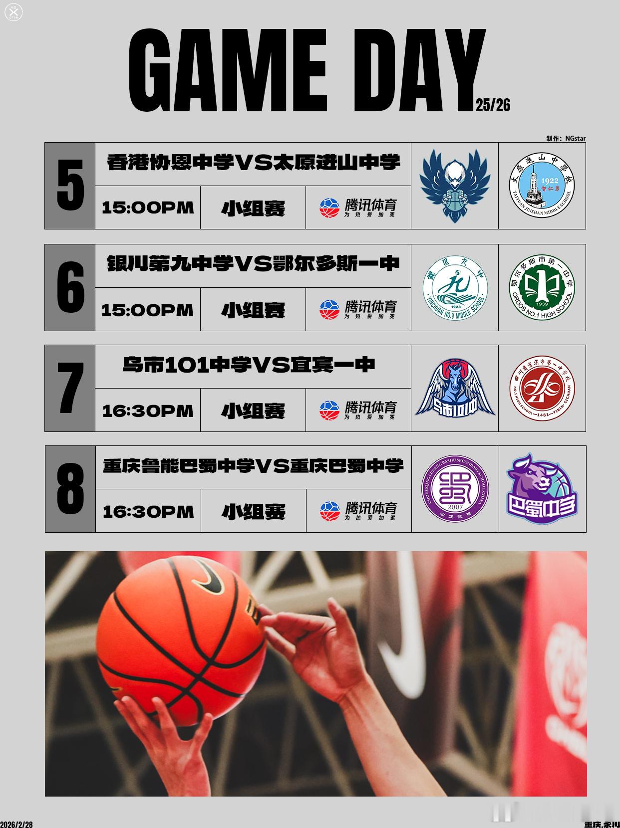 【耐高西区明日开赛，南区对决接踵而至】2026年耐高西区将于2月28日正式开赛！