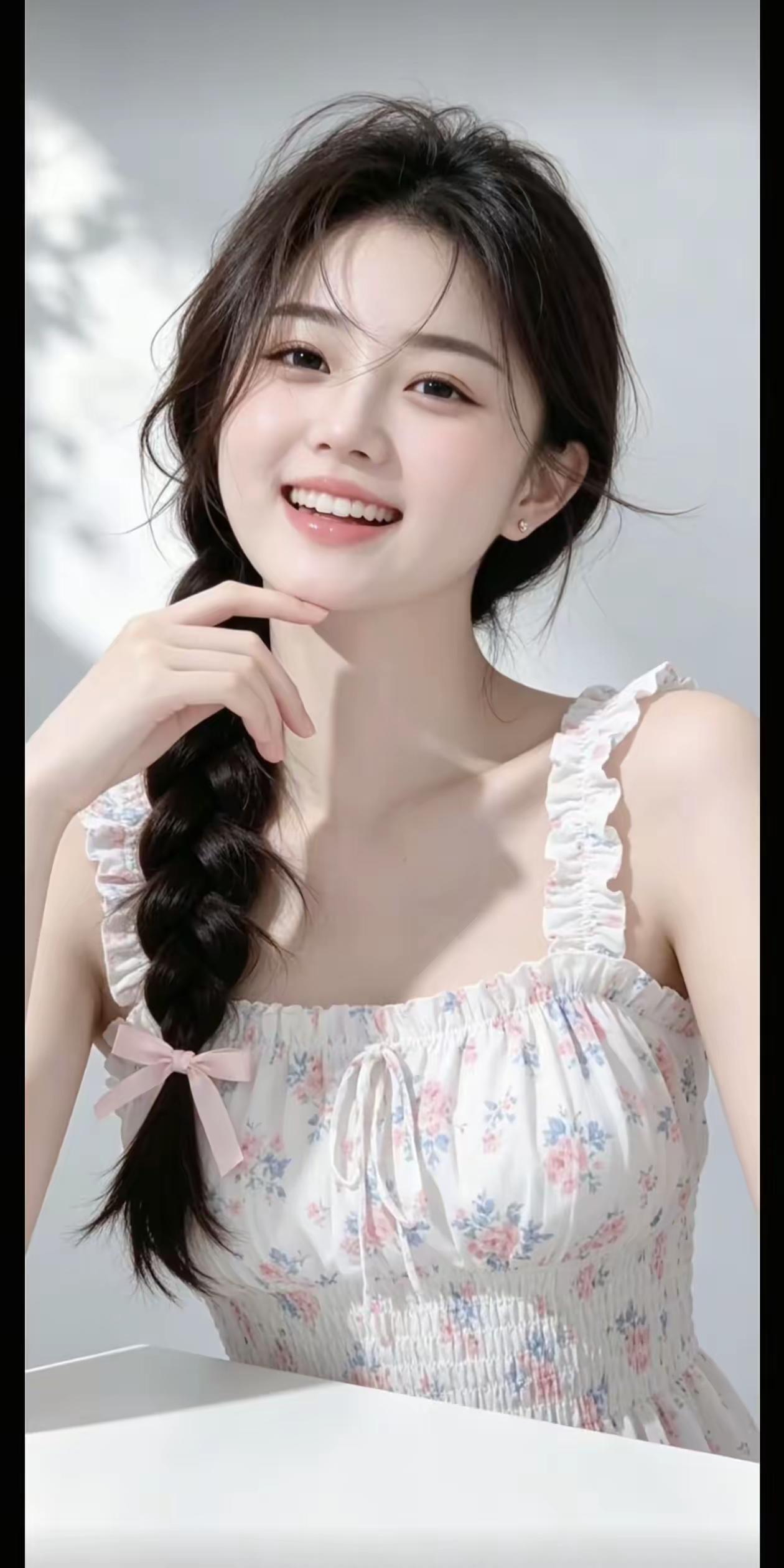 笑容好美