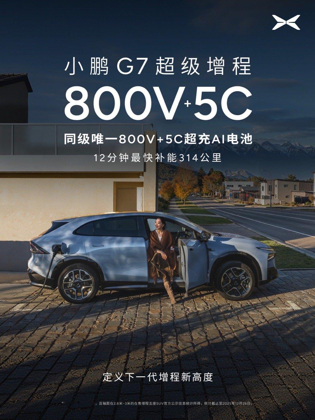 1704公里超长续航SUV小鹏G7来了430公里纯电续航轻松搞定日常通勤，长途远