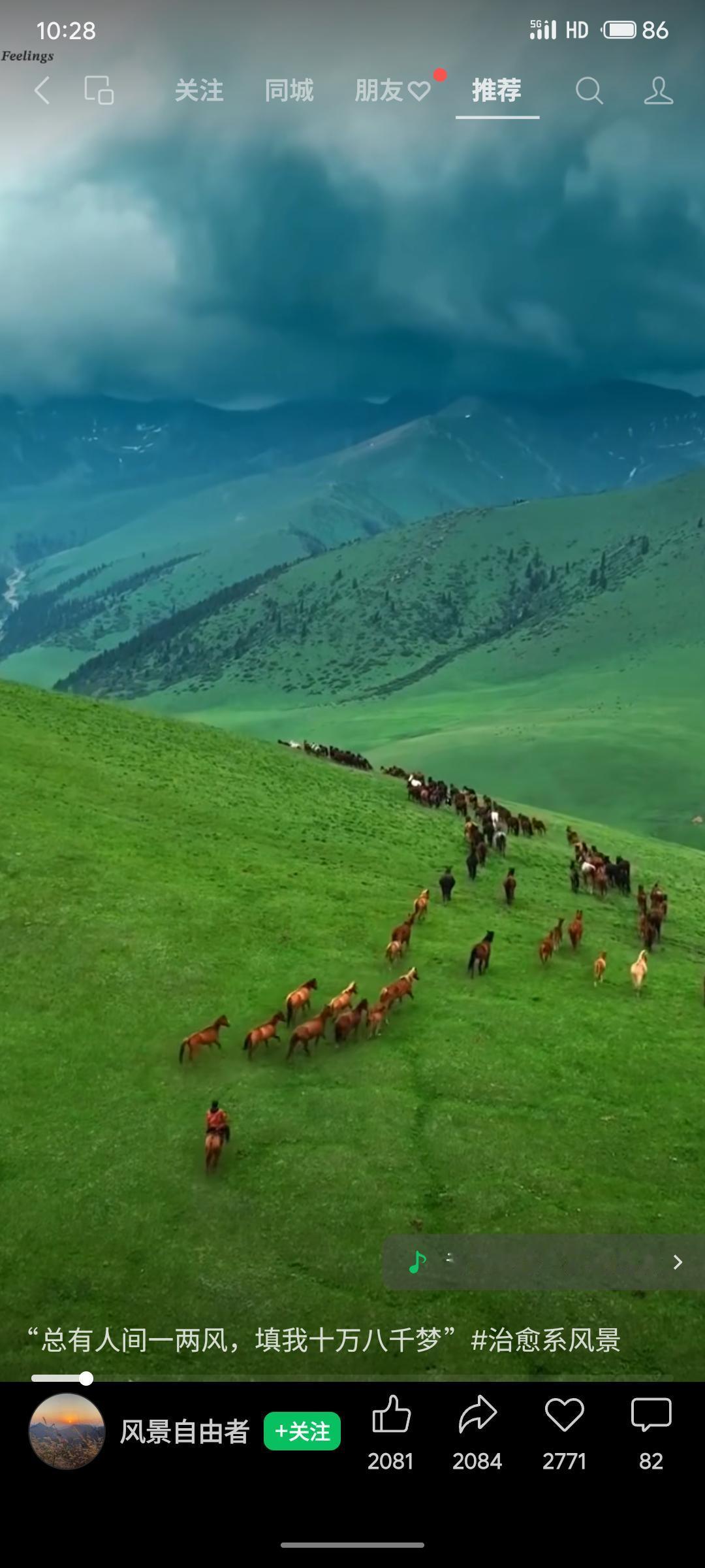 “总有人间一两风，填我十万八千梦”，是说尘世中总有微小却温暖的风——可能是一首歌