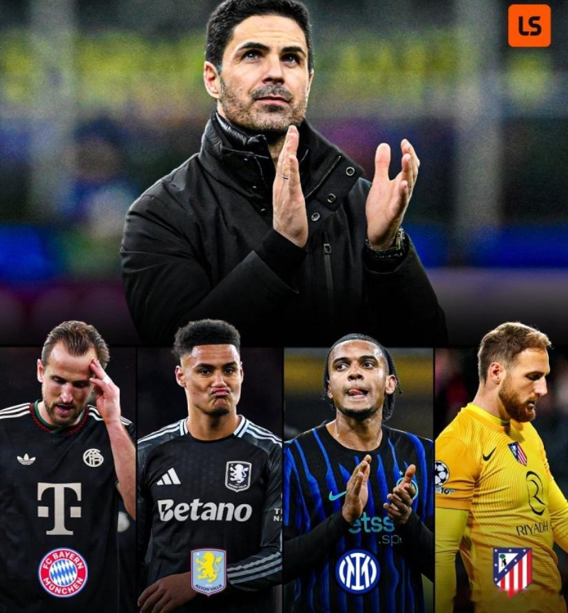 据LiveScore统计，阿森纳本赛季终结了多支豪门的连续不败纪录。其中包括拜仁