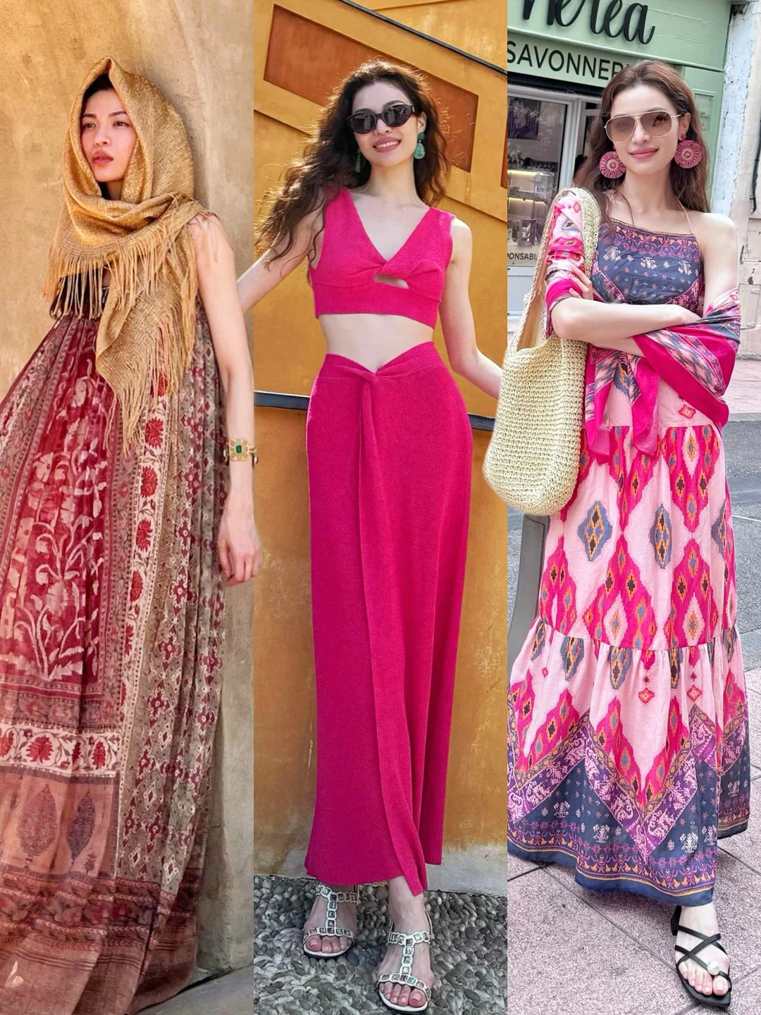 钟楚曦旅游穿搭🥹我天，她真的好懂搭配啊！