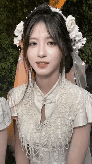 三姐妹，三朵刚开的花