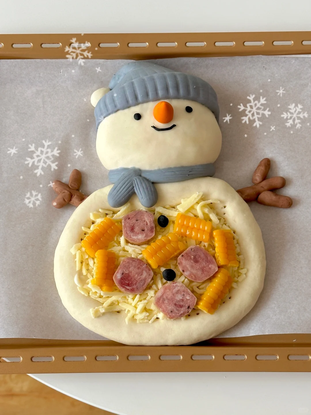 jellycat雪人玉米芝士披萨❄️