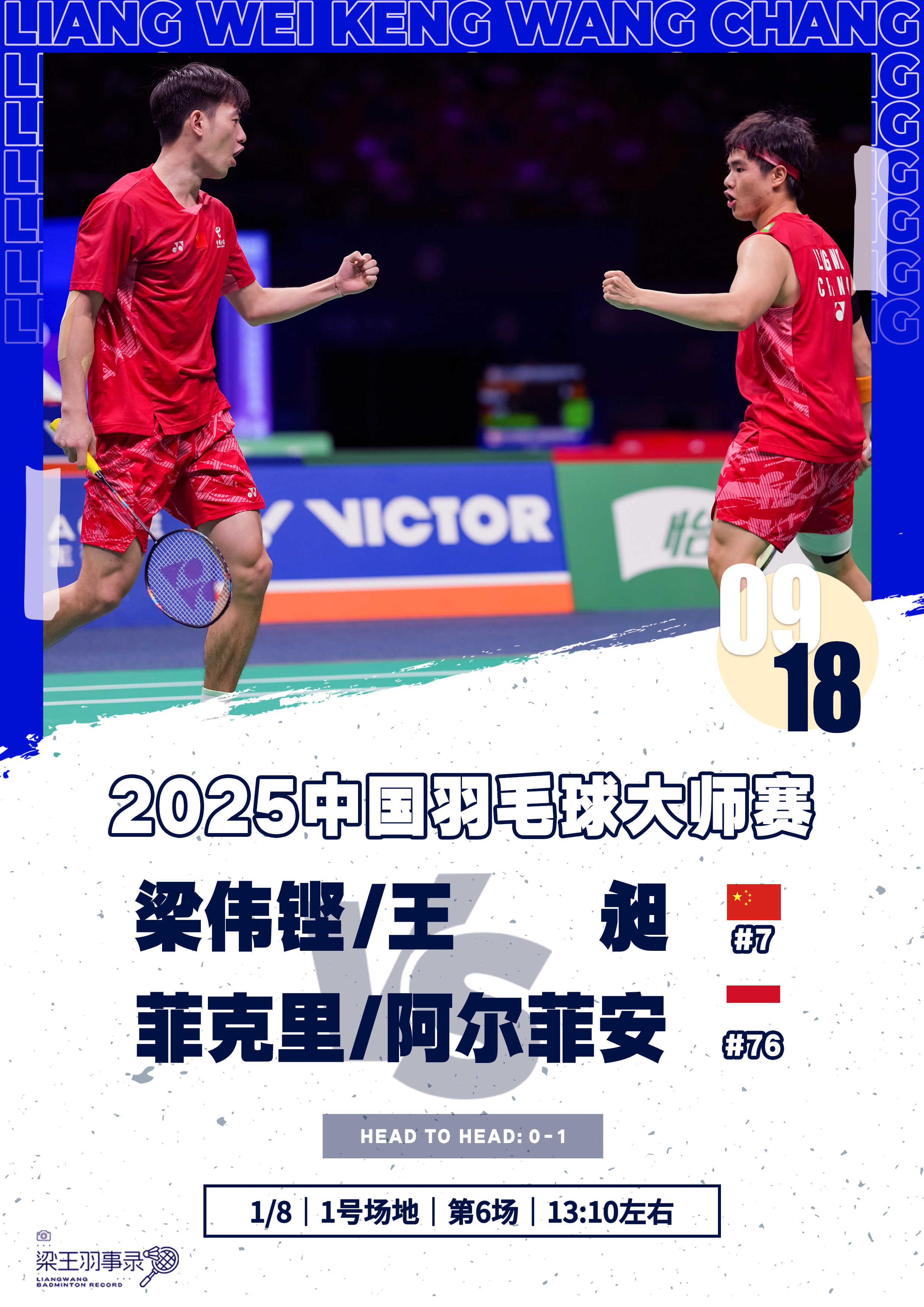 梁王驾到[超话]梁王组合 [打call]梁王加油 - 赛程预告 - 2025中国