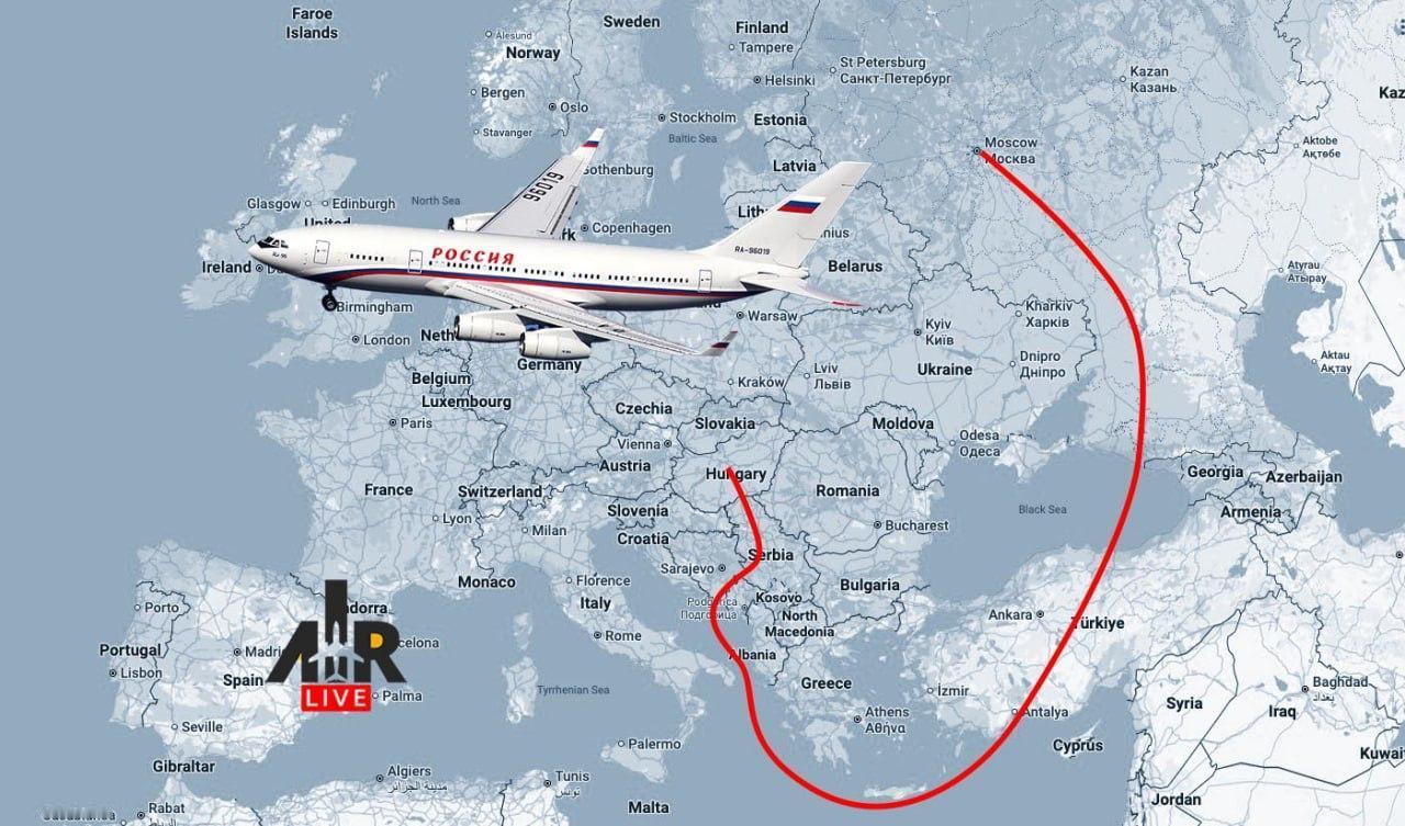 普京绕道5000公里访问匈牙利

由于欧盟领空仍对俄罗斯飞机关闭，弗拉基米尔·普