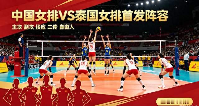 中国女排VS泰国女排首发出炉！复仇大战，每一分都扣人心弦