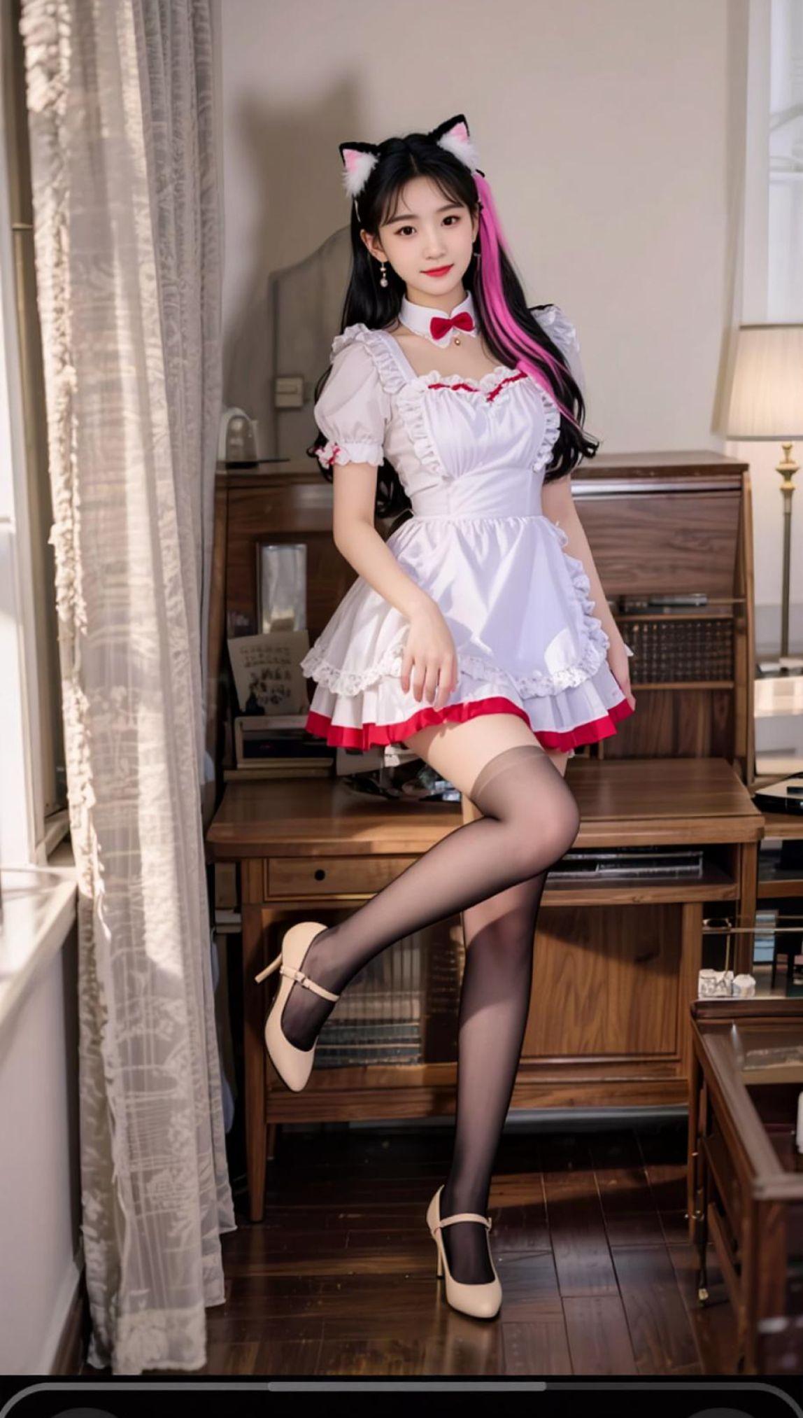 AI女仆风自拍