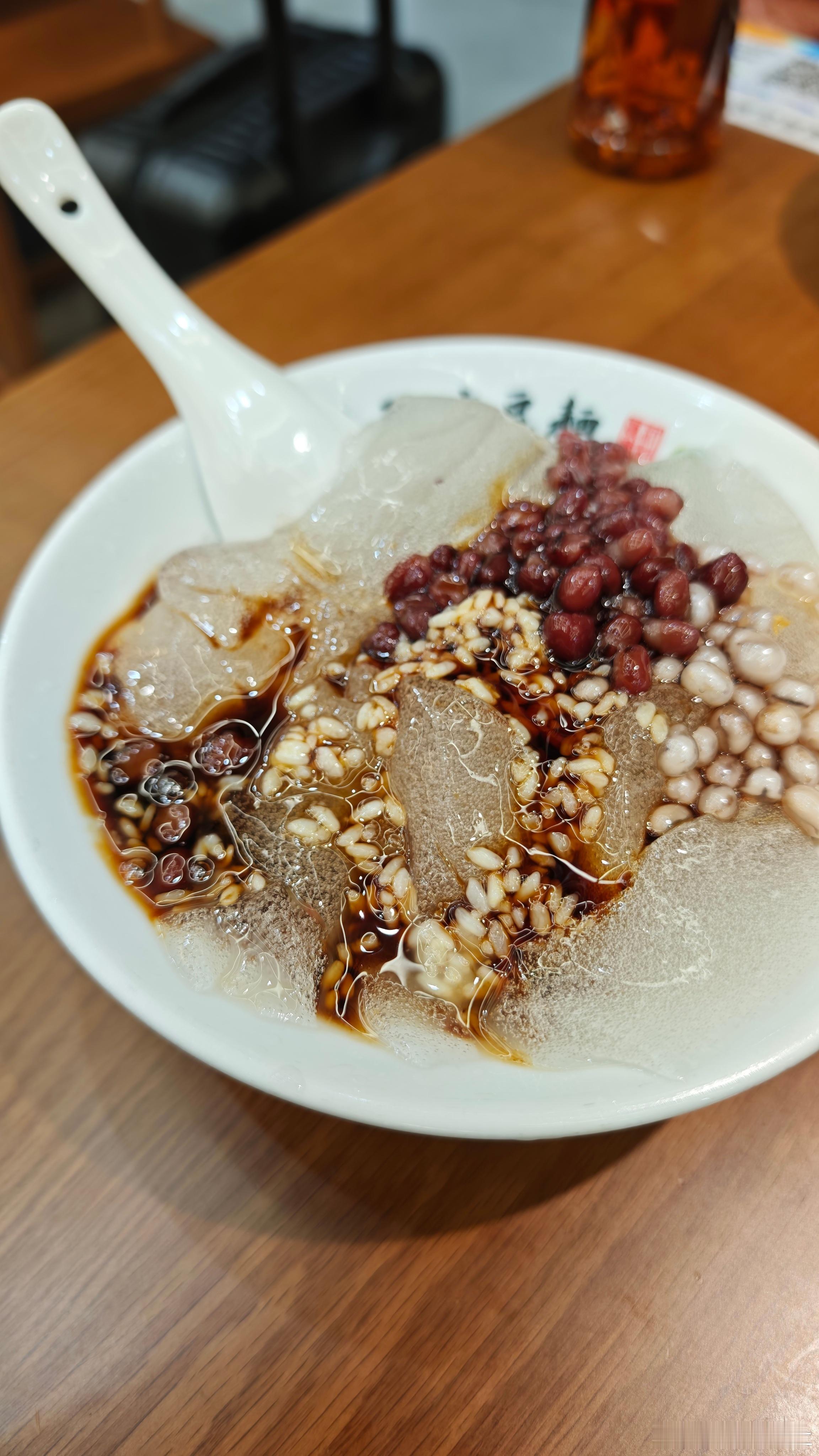 冰粉 这次爱上了美食 冰凉的东方秘制甜品喜欢喜欢 成都·成都双流国际机场