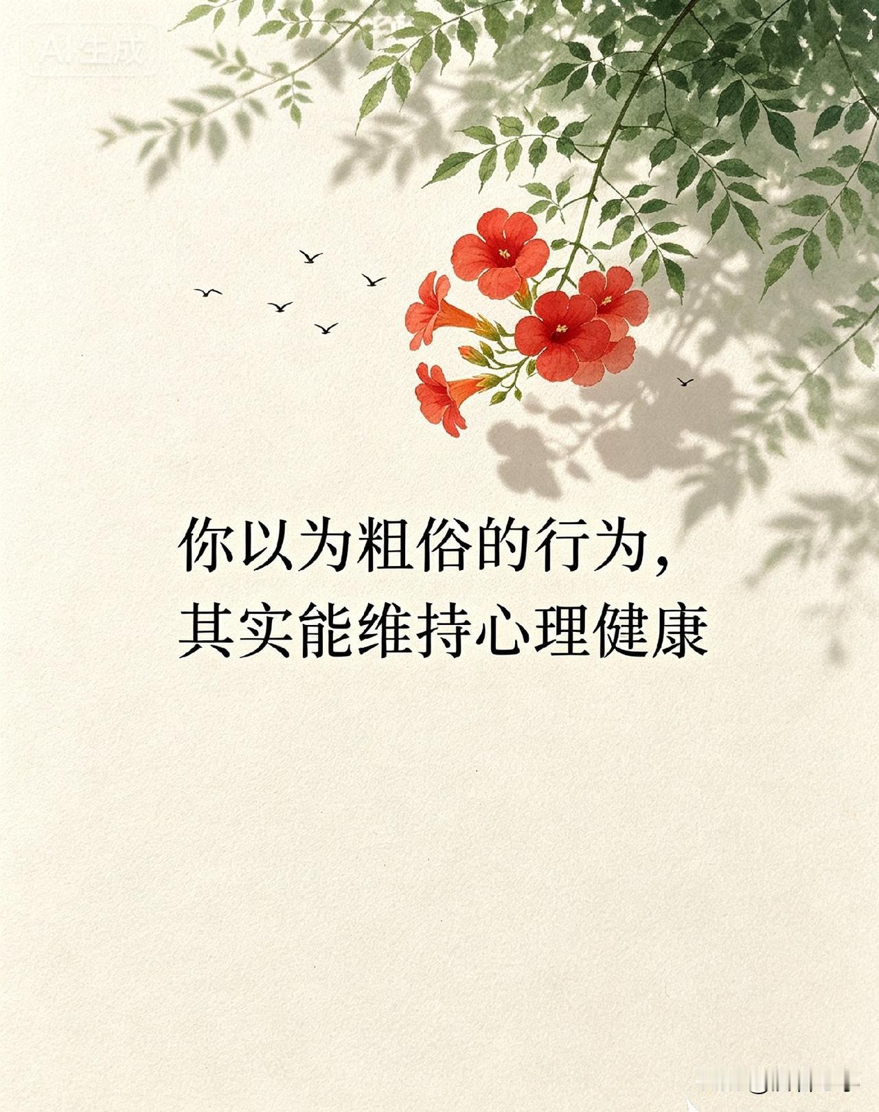 你以为粗俗的行为，其实能维持心理健康（建议让你身边的人都试试）

你有没有发现，