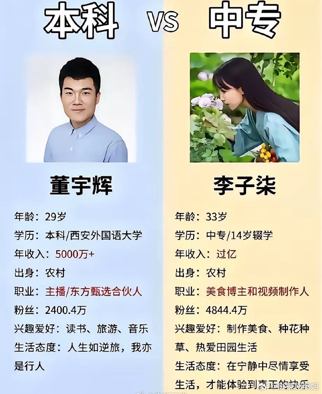 李子柒是女版董宇辉吗？ 