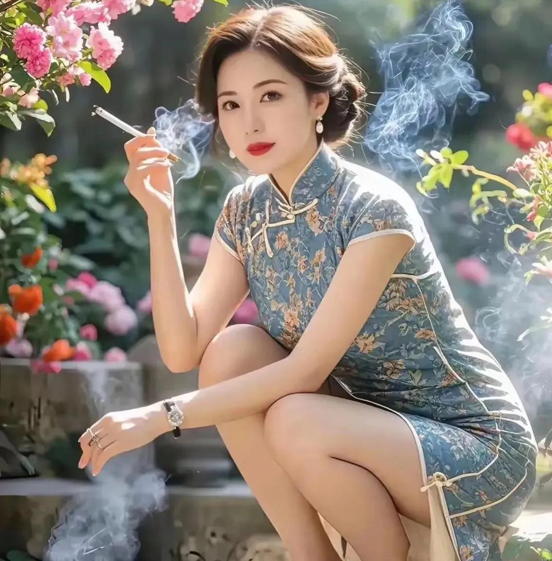 这女人味十足，妥妥的阔太太。估计家庭背景不简单哈。