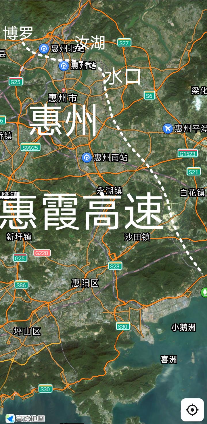 年底通车，惠州至大亚湾霞涌的惠霞高速(惠州1号公路)已经开始进行大面积路面沥青铺